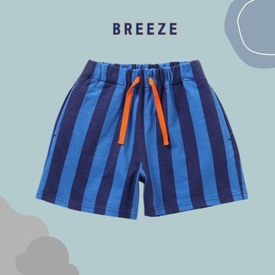 BREEZE 配色條紋短褲1