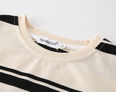 黑白條紋上衣親子裝(2色)8