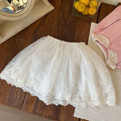 氣質星星繡花紗裙1