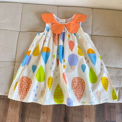 繽紛大翻領洋裝套裝6