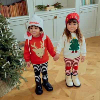 聖誕節毛毛立體上衣2