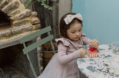 甜美荷葉邊公主紗洋裝3