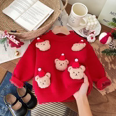 聖誕小熊娃娃針織毛衣4