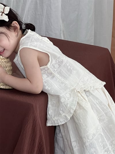 小花園刺繡洋裝套裝3