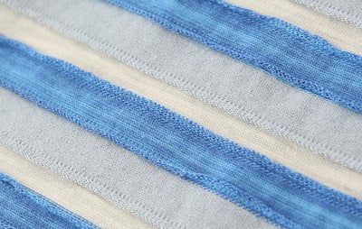 水藍條紋背心連身裙母女裝9