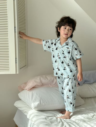 夏季薄款短袖上衣九分褲家居服3