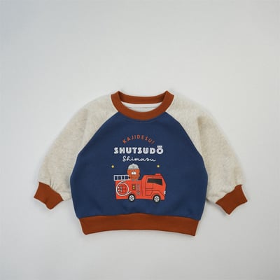 可愛交通工具圖案上衣3