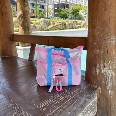 大容量網格收納袋5