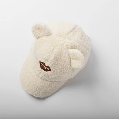 毛毛小熊保暖棒球帽4