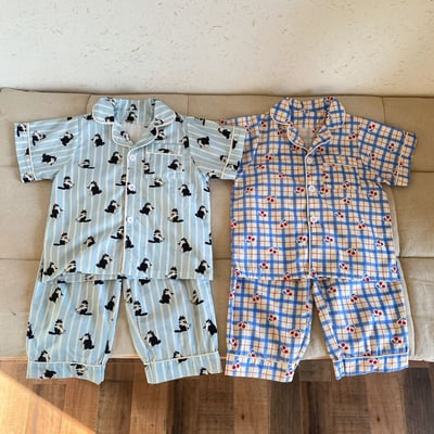 夏季薄款短袖上衣九分褲家居服2