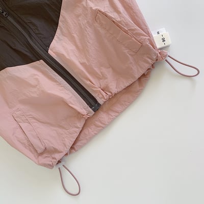 撞色拉鍊防曬外套7