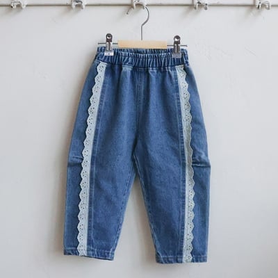 甜美蕾絲牛仔褲3