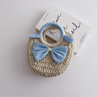 兒童草編手提包6