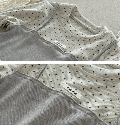 假兩件背心修身上衣8