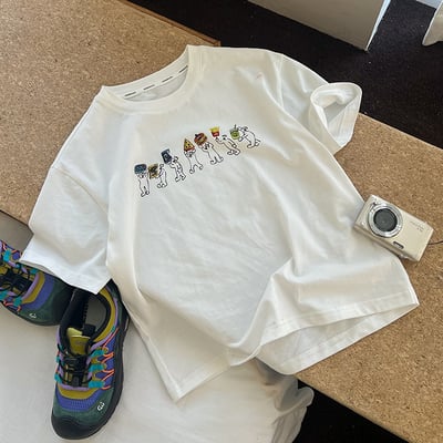 可愛繪圖短袖T恤1