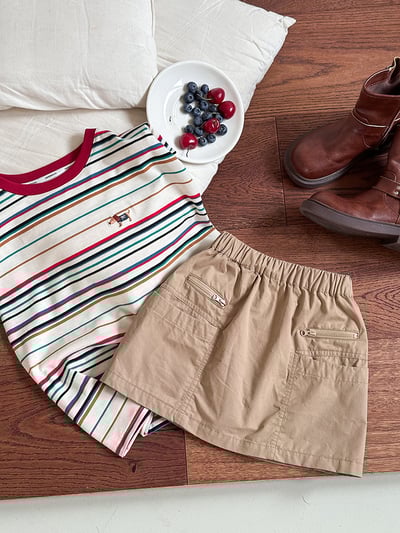 百搭休閒工裝褲裙6