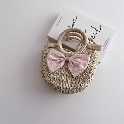 兒童草編手提包4