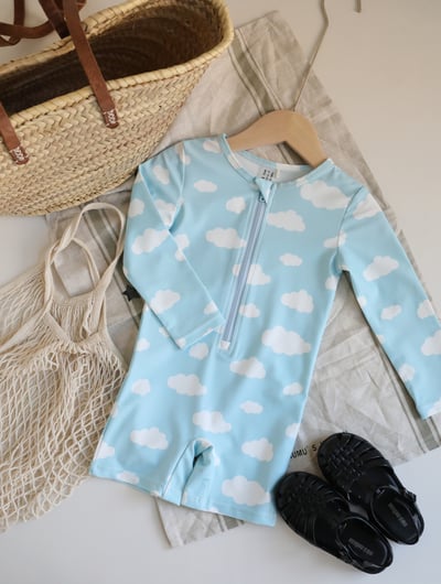 連身長袖防曬泳衣6