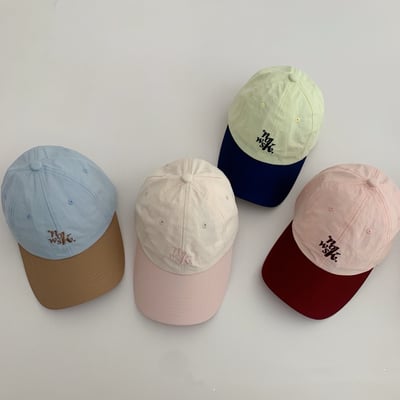 拼色刺繡棒球帽2