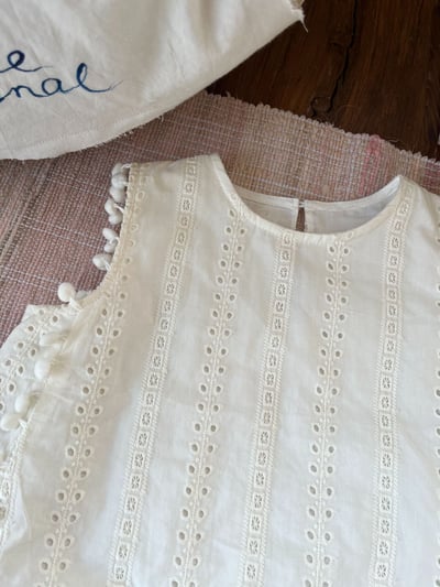 蕾絲無袖娃娃上衣6