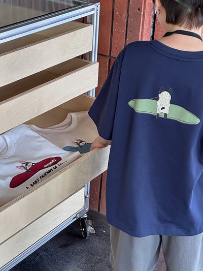 可愛小狗字母短袖T恤4