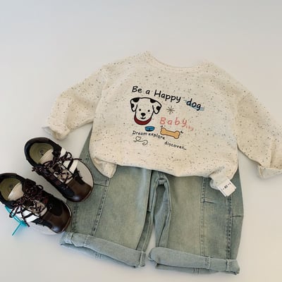 小狗米底黑點休閒上衣1