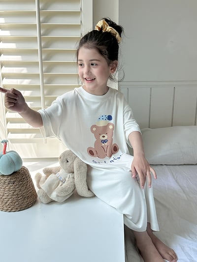 萊賽爾小熊家居睡裙3
