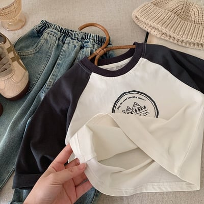 小山丘拼袖休閒上衣6