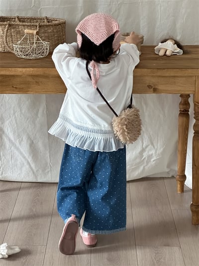 雪紡散狀花邊上衣5