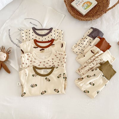 滿版圖案護肚睡衣套裝1