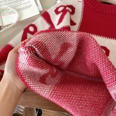 珍珠蝴蝶結毛衣6