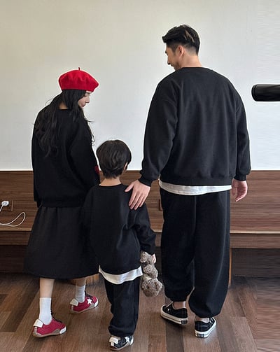 紅色愛心加絨上衣8