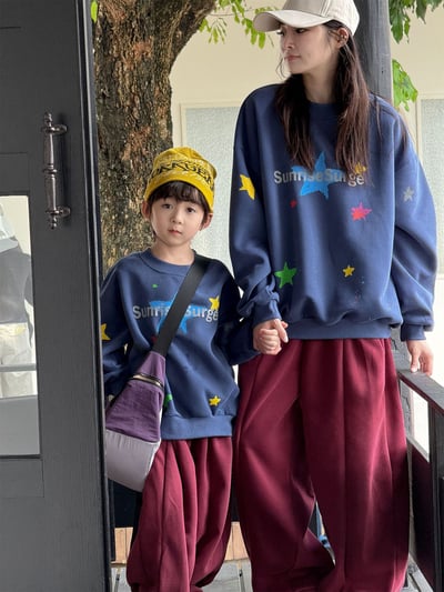 字母星星圓領上衣4