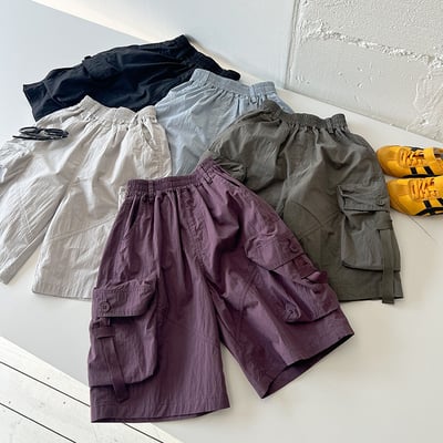 帥氣口袋工裝褲1