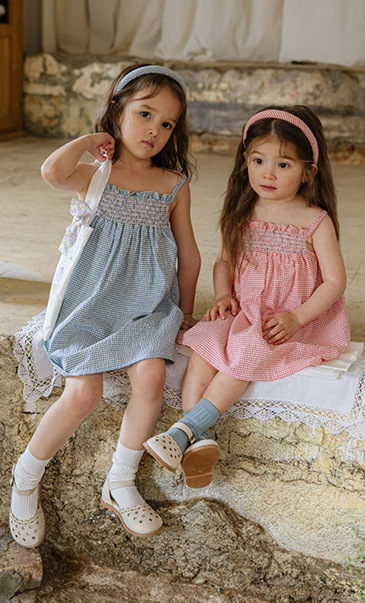 細肩格紋吊帶連身裙8