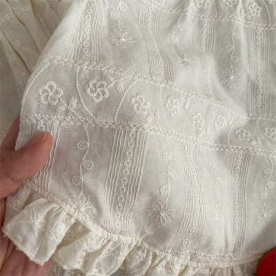 小花園刺繡洋裝套裝7