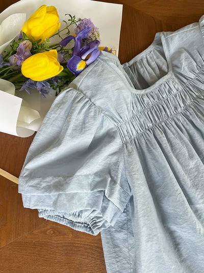 甜美泡泡袖娃娃上衣6