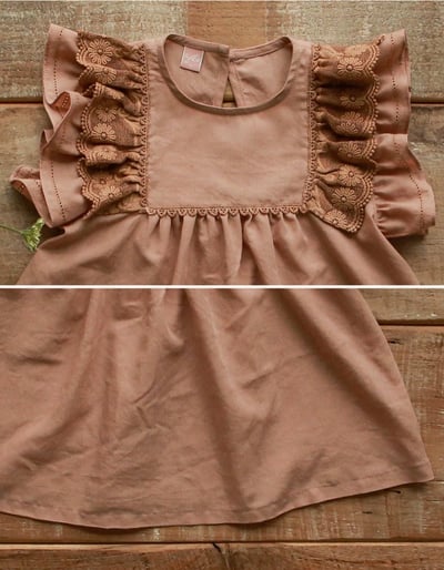 甜美蕾絲荷葉袖上衣8