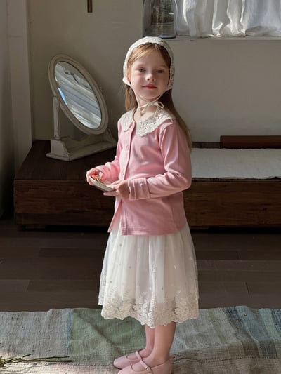 氣質星星繡花紗裙5