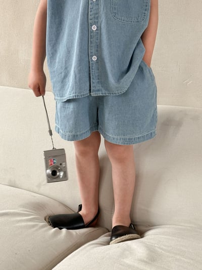 牛仔背心裙套裝6