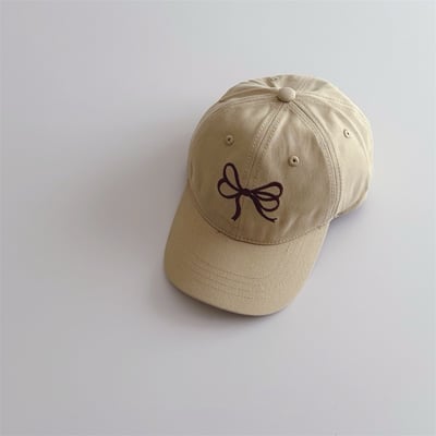 親子款 蝴蝶結鴨舌帽3