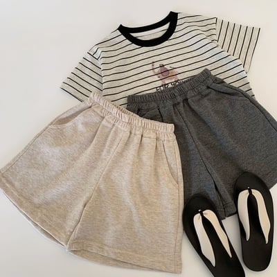 口袋卡通休閒棉質短褲3