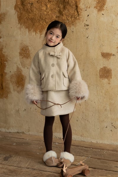 毛呢外套背心裙套裝4