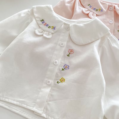 超萌兔兔耳朵刺繡娃娃衫8