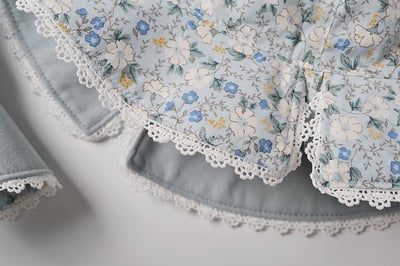 蕾絲雙面漁夫帽9