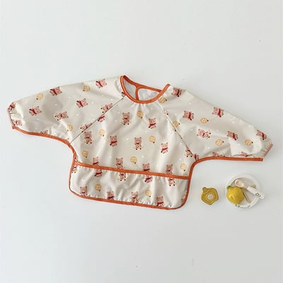 防髒防水畫畫吃飯圍兜5