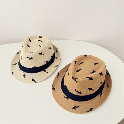 滿版海豚紳士草帽1