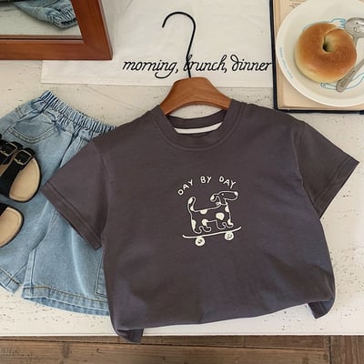 小狗背後立體耳朵T恤4