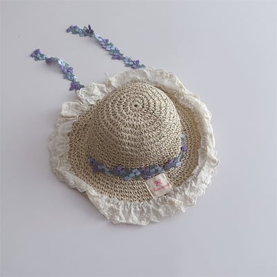 渡假風花邊草帽3