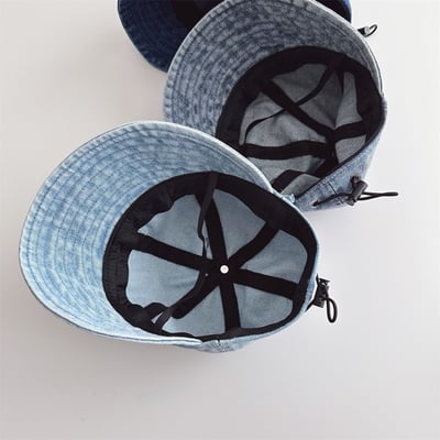 水洗蝴蝶結遮陽帽6